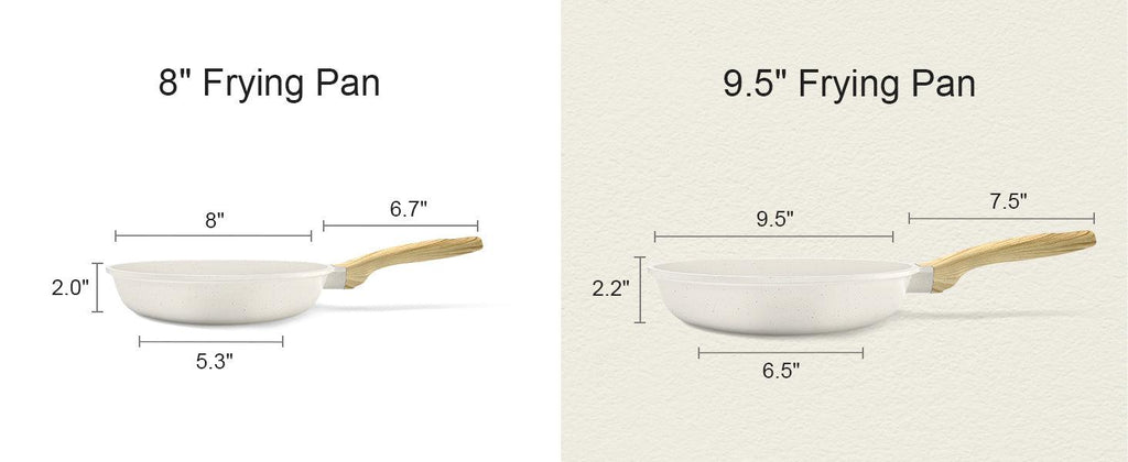 GiPP Pots and Pans Set Non Stick - 10 Pcs White Granite Kitchen Cookware Sets Nonstick Induction Cookware Cooking Pan Set with Frying Pans, Saucepans and Silicone Utensils, PFOS & PFOA Free - GiPP Kitchenware